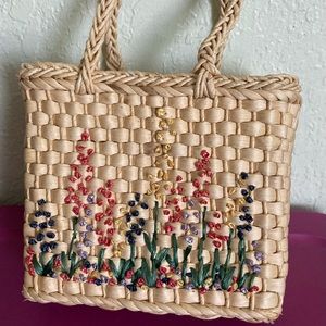 Unbranded Cornhusk Bucket Purse Small